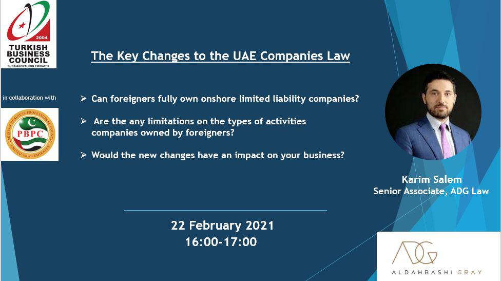 The Key Changes to the UAE Companies Law